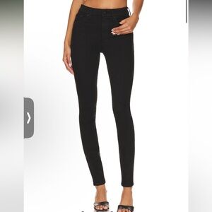 Mother High Waisted Looker in Not Guilty Black Women’s Denim Size 25